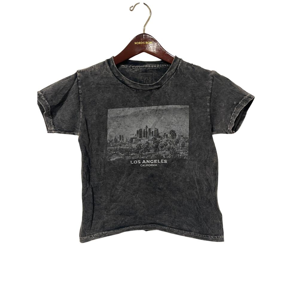 Full Tilt Gray Los Angeles Graphic Baby T-Shirt, Size XS, 1393-Y